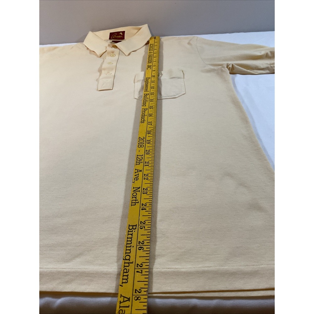 Arnie Palmer Golf Shirt, Polo, Yellow, Men's Size‎ Large E69